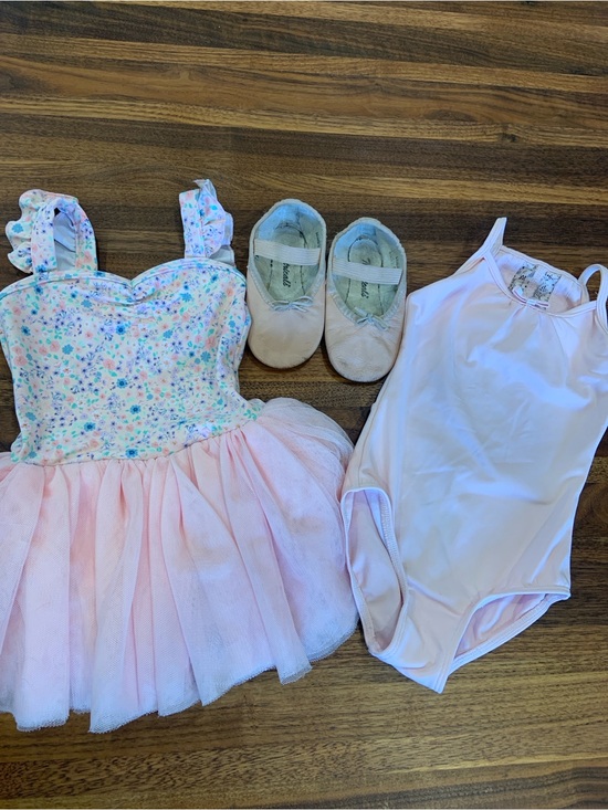 Mirella Other - Toddler 2-4 Boutique Ballet Bundle - Mirella Tutu & Pink Lace Bodysuits & Shoes